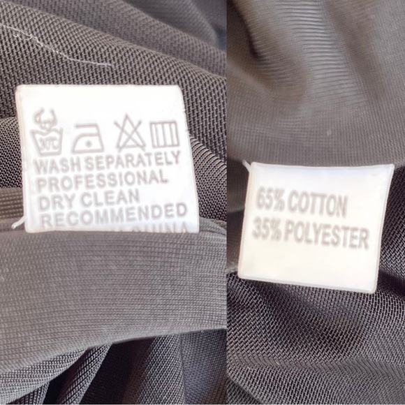 Maison Femalien | Ella Strapless Ruched Mesh Little Black Mini Dress Size M - Picture 11 of 12